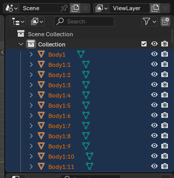 All Elements Selected