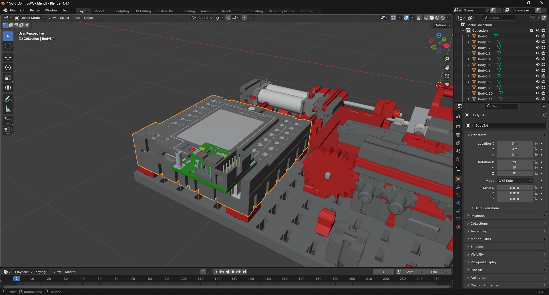 Blender TXT Controller