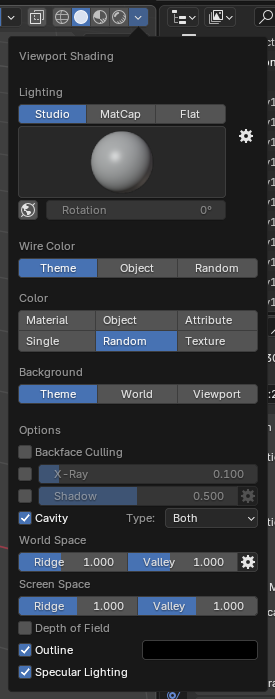 Blender Viewport Settings