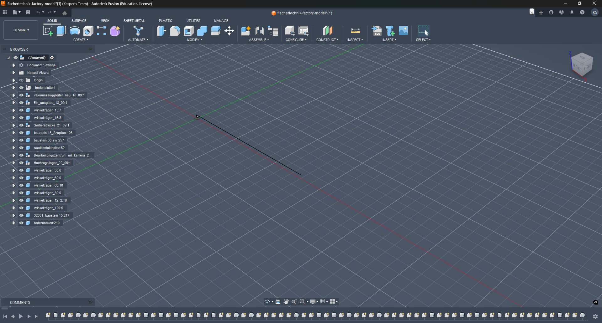 Fusion 360 imported file