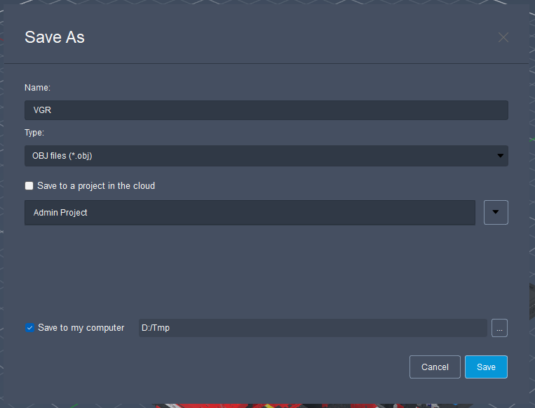 Fusion 360 second export dialog